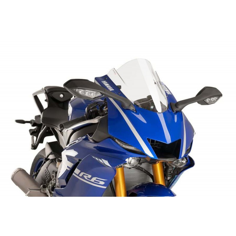 PUIG Z-RACING WINDSCHILD YAMAHA R6 2021-2024, TRANSPARENT