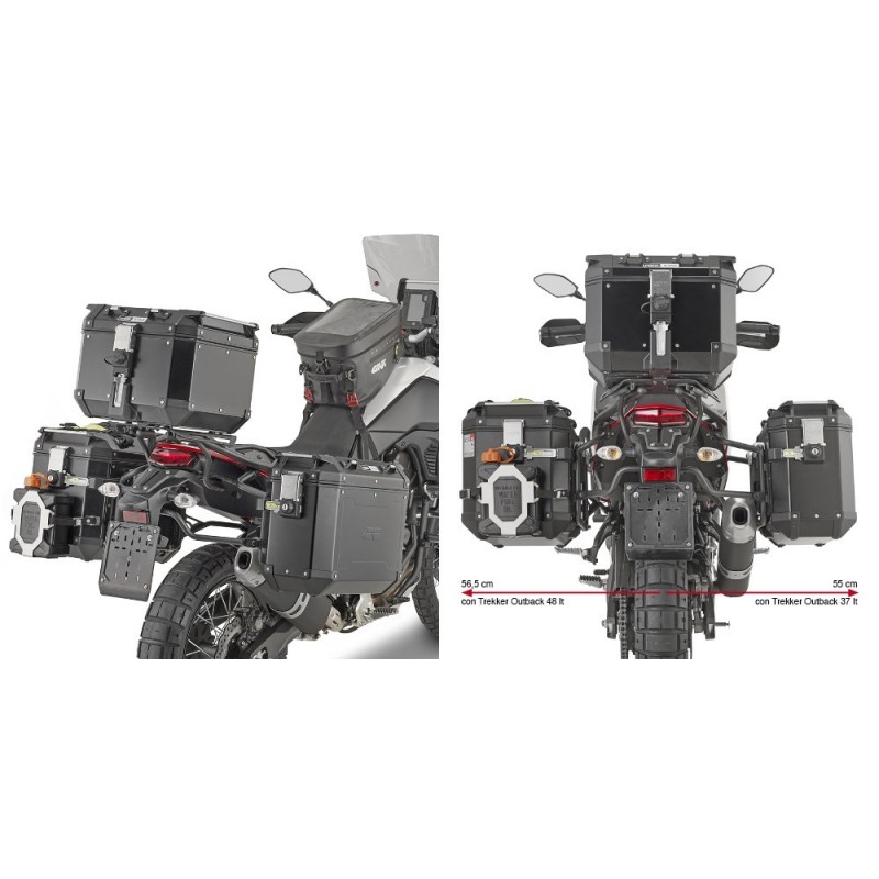 PORTAMALETAS LATERAL GIVI PL ONE-FIT MONOKEY CAM-SIDE YAMAHA TENERE 700 2021-2024