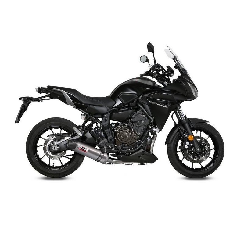 IMPIANTO DI SCARICO COMPLETO MIVV OVALE YAMAHA TRACER 700 2020, DEKAT TITANIO/CARBONIO