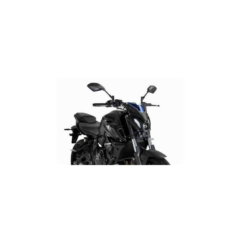 PUIG SPORT PLUS WINDSCHUTZSCHEIBE NEW GENERATION YAMAHA MT-07 2021-2024, BLAU