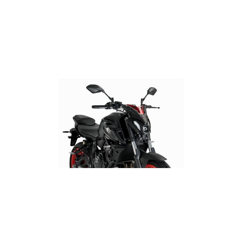 PUIG SPORT PLUS WINDSCHUTZSCHEIBE NEW GENERATION YAMAHA MT-07 2021-2024, ROT