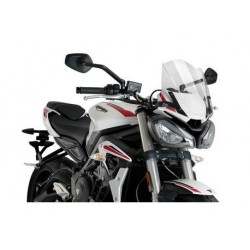 CUPOLINO PUIG SPORT NEW GENERATION TRIUMPH STREET TRIPLE R 765 2021-2022, TRASPARENTE