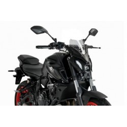 CUPOLINO PUIG SPORT NEW GENERATION YAMAHA MT-07 2021-2024, FUME CHIARO