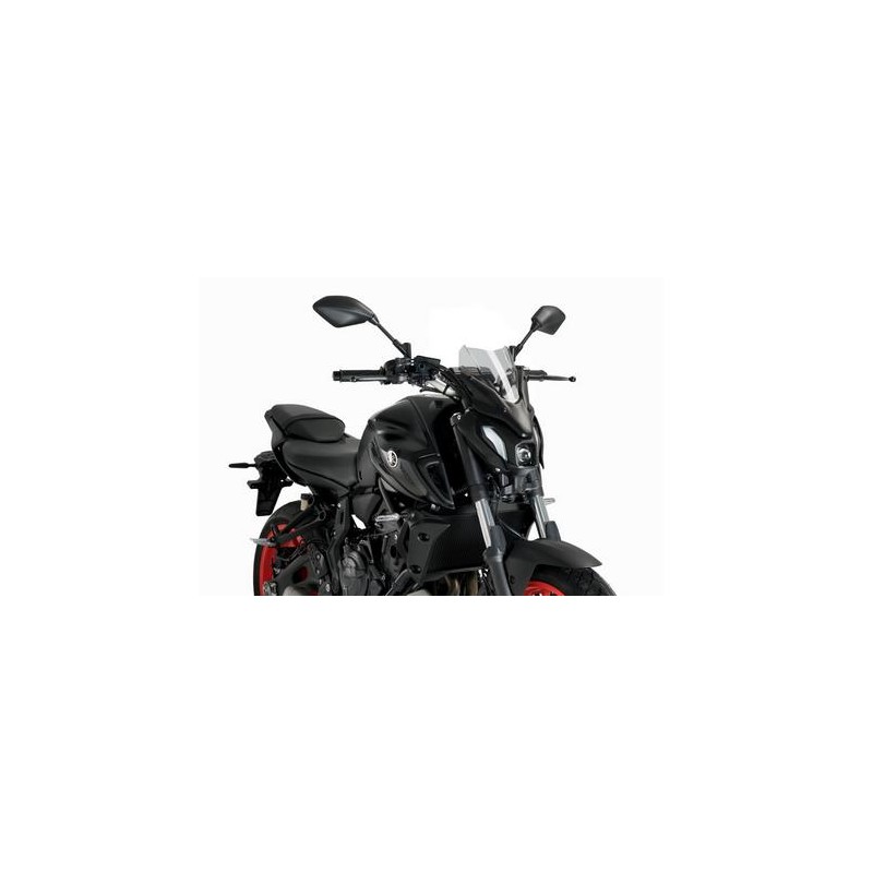 CUPOLINO PUIG SPORT NEW GENERATION YAMAHA MT-07 2021-2024, FUME CHIARO