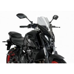 CUPOLINO PUIG TOURING NEW GENERATION YAMAHA MT-07 2021-2024, FUME CHIARO