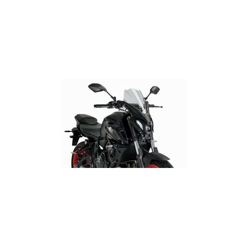 CUPOLINO PUIG TOURING NEW GENERATION YAMAHA MT-07 2021-2024, FUME CHIARO