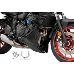 PUNTALE MOTORE PUIG YAMAHA MT-07 2021-2024, NERO OPACO