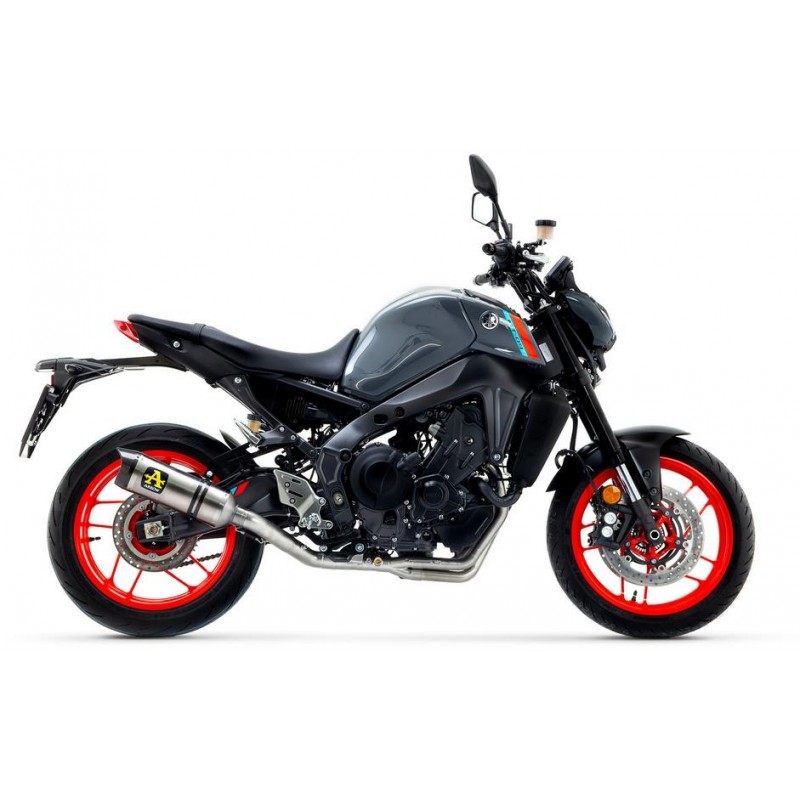 ARROW THUNDER FULL EXHAUST SYSTEM YAMAHA MT-09 SP 2021-2023, TITANIUM/CARBON, DEKAT