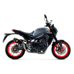 HIGH ARROW WORKS FULL EXHAUST SYSTEM YAMAHA MT-09 SP 2021-2023, DARK STEEL/CARBON, CATALYTIC 