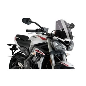 PUIG SPORT WINDSCHUTZSCHEIBE NEW GENERATION TRIUMPH STREET TRIPLE 765 RS 2021-2022, DUNKLE RAUCH