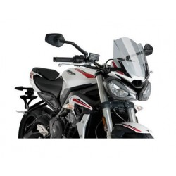 CUPOLINO PUIG SPORT NEW GENERATION TRIUMPH STREET TRIPLE RS 765 2021-2022, FUME CHIARO