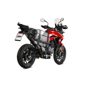 TERMINALE MIVV OVALE TRIUMPH TIGER 900 GT 2021-2023, OMOLOGATO CARBONIO