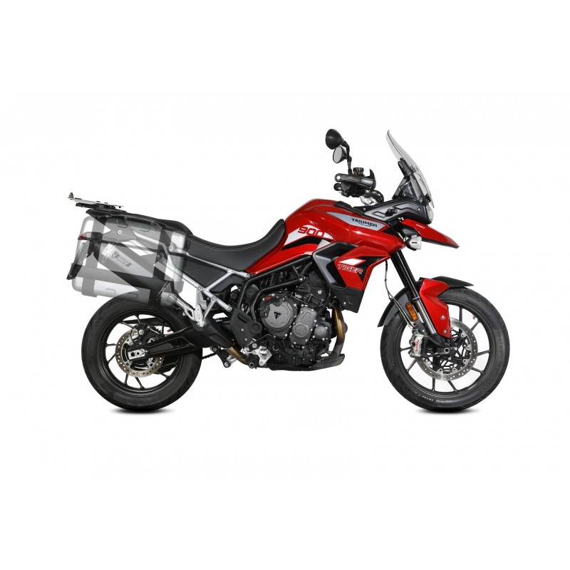TERMINALE MIVV SPEED EDGE TRIUMPH TIGER 900 RALLY 2021-2023, OMOLOGATO BLACK/CARBONIO