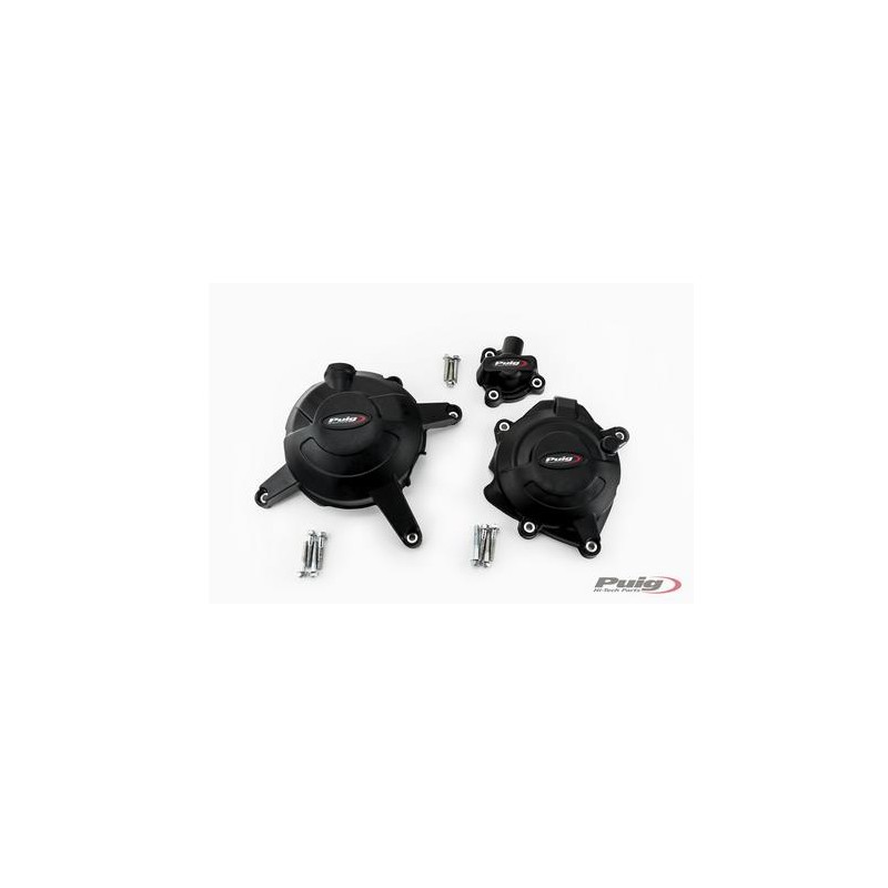 KIT PROTECCION CARTER PUIG YAMAHA YZF-R3 2021-2024, NEGRO