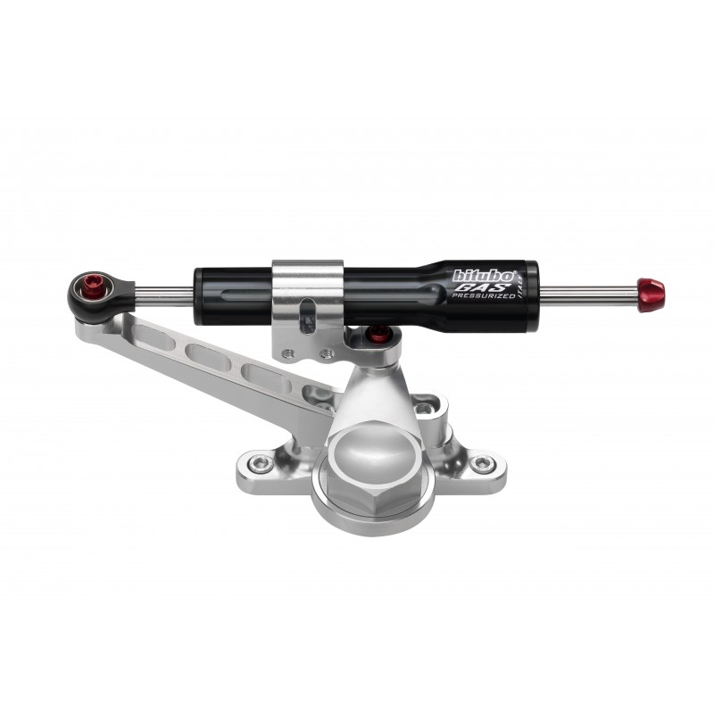 BITUBO STEERING DAMPER WITH OVER TANK MOUNTING KAWASAKI ZX-6R 636 2019-2020 BLACK COLOUR