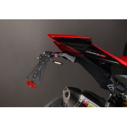 KIT LIGHTECH LICENSE PLATE HOLDER APRILIA RSV4 1100 FACTORY 2021-2024, ADJUSTABLE IN ALUMINUM