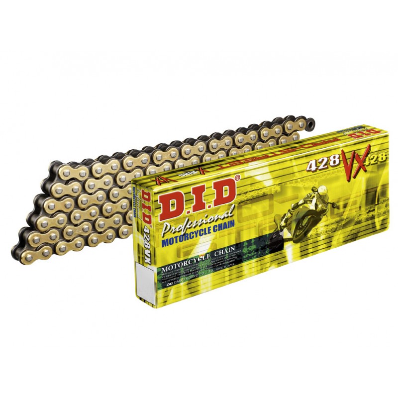 CADENA DID 428 VX (G&B) 140 ESLABONES CON X-RING