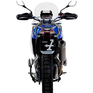 TERMINALE ARROW INDY RACE APRILIA TUAREG 660 2022-2024, TITANIO/ACCIAIO, OMOLOGATO
