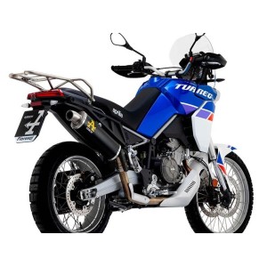 TERMINALE ARROW INDY RACE APRILIA TUAREG 660 2022-2024, TITANIO DARK/ACCIAIO, OMOLOGATO
