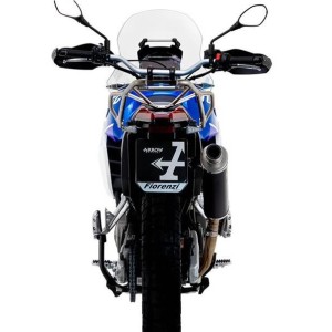 TERMINALE ARROW INDY RACE APRILIA TUAREG 660 2022-2024, TITANIO DARK/ACCIAIO, OMOLOGATO