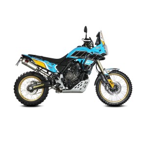 TERMINALE MIVV DAKAR YAMAHA TENERE 700 2019-2020, OMOLOGATO IN ACCIAIO