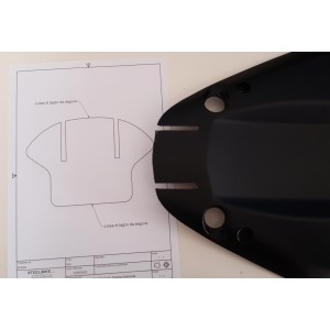 LICENSE PLATE SUPPORT BENELLI LEONCINO 500 2021-2024, WITH ADJUSTABLE INCLINATION