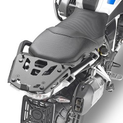 ADAPTADOR POSTERIOR GIVI IN ALUMINIO PARA MALETA MONOKEY BMW R 1250 GS 2021-2024, NEGRO