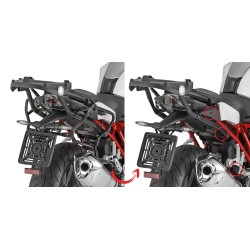 SPEZIFISCHER STAHLROHR-SEITENKOFFERTRÄGE GIVI SCHNELLWECHS FÜR KOFFER MONOKEY SIDE BMW R 1250 RS 2021-2024