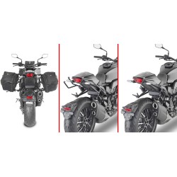 CHASIS GIVI REMOVE-X DE FIJACION RAPIDA PARA ALFORJAS BLANDAS LATERALES HONDA CB 1000 R 2021-2024