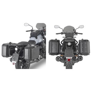 PORTAMALETAS LATERAL GIVI PL ONE-FIT MONOKEY MOTO GUZZI V7 STONE 850 2021-2024