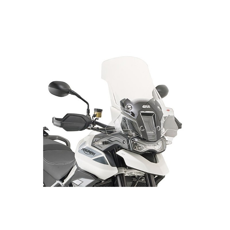 CUPOLINO GIVI TOURING TRIUMPH TIGER 900 GT 2021-2023, TRASPARENTE