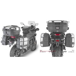 PORTAVALIGIE LATERALE GIVI PL ONE-FIT MONOKEY YAMAHA TRACER 9 2021-2022