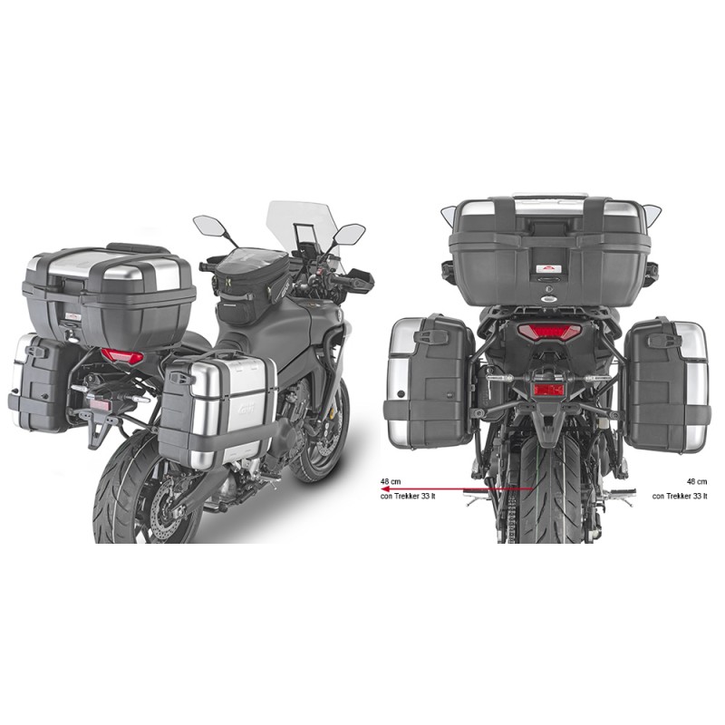 GIVI PL ONE-FIT MONOKEY SIDE CASE HOLDER YAMAHA TRACER 9 2021-2022