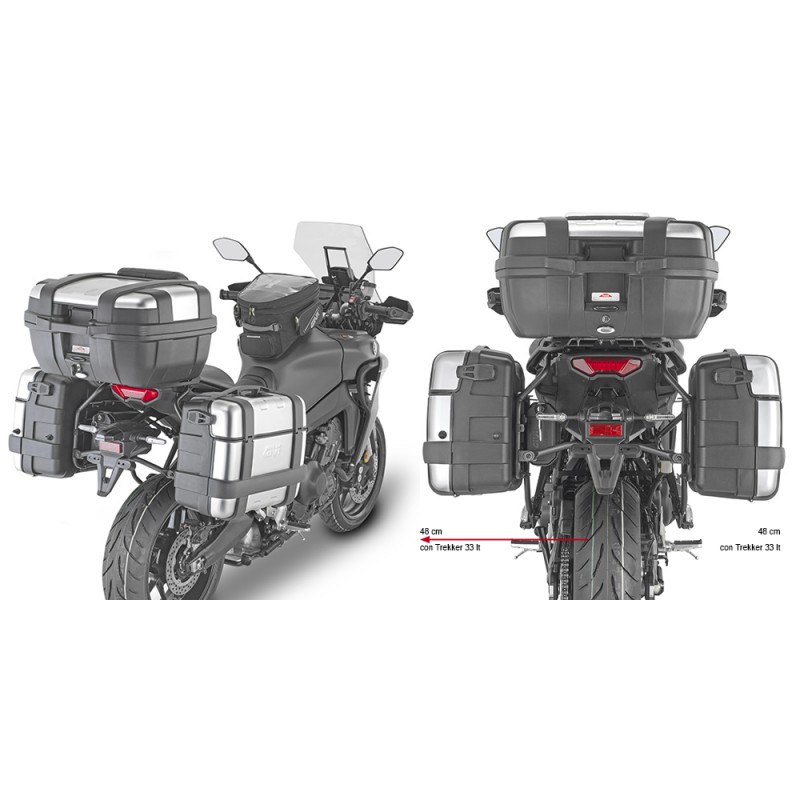 PORTAMALETAS LATERAL GIVI PL ONE-FIT MONOKEY YAMAHA TRACER 9 2021-2022