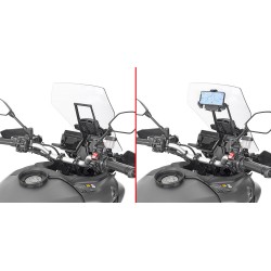 GIVI ALUMINUM TRAVERSE FOR FIXING SMARTPHONE YAMAHA TRACER 9 2021-2022