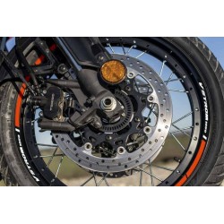 KIT BORDI ADESIVI PER CERCHI RUOTA SUZUKI V-STROM 1050 XT, ARANCIO