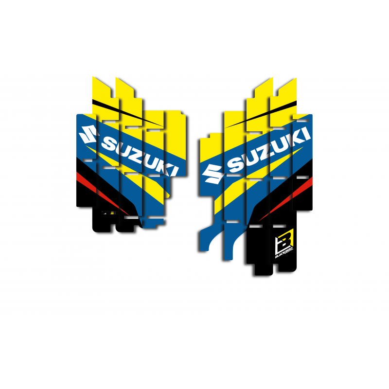 BLACKBIRD RADIATOR SLOT STICKERS SUZUKI RM-Z 450 2018-2023