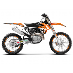 KIT ADHESIVOS + FUNDA ASIENTO BLACKBIRD DREAM 4 KTM EXC/EXC-F 2020-2022 (SIN MINICROSS)