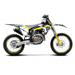 BLACKBIRD DREAM 4 GRAPHIC STICKER KIT HUSQVARNA TE/FE 2020-2023, GELB