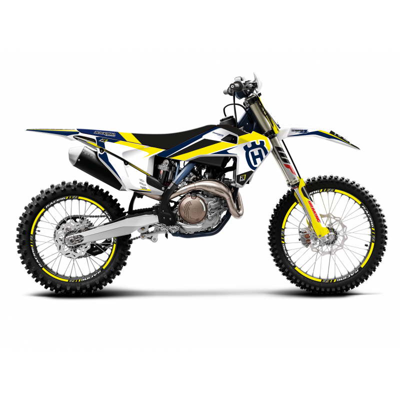 BLACKBIRD DREAM 4 GRAPHIC STICKER KIT + SITZABDECKUNG HUSQVARNA TE/FE 2020-2023