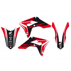 KIT ADESIVI BLACKBIRD GRAFICA DREAM 4 HONDA CRF 450 R 2021-2024