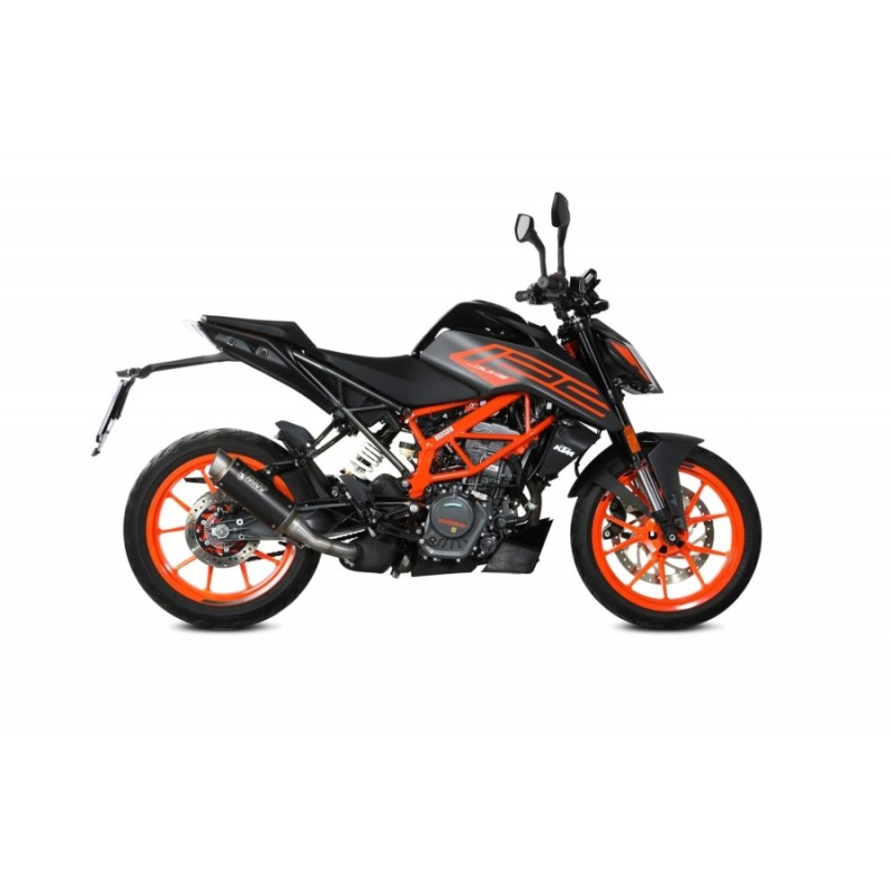 TERMINALE MIVV GP PRO KTM DUKE 125 2021-2023, OMOLOGATO BLACK