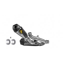 PAIR OF ARROW WORKS EXHAUST DUCATI PANIGALE V4 S 2021, TITANIUM/CARBON, RACING