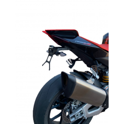 LICENSE PLATE SUPPORT APRILIA RSV4 FACTORY 2021-2024, WITH ADJUSTABLE INCLINATION