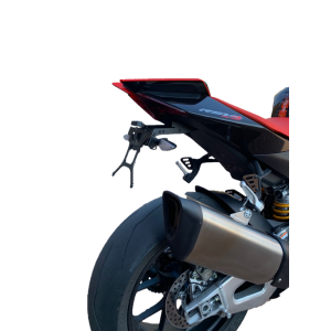 LICENSE PLATE SUPPORT APRILIA TUONO V4 1100 FACTORY 2021-2024, WITH ADJUSTABLE INCLINATION