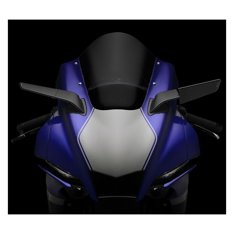 PAIR MIRRORS RIZOMA STEALTH YAMAHA R7 2021-2024, BLACK