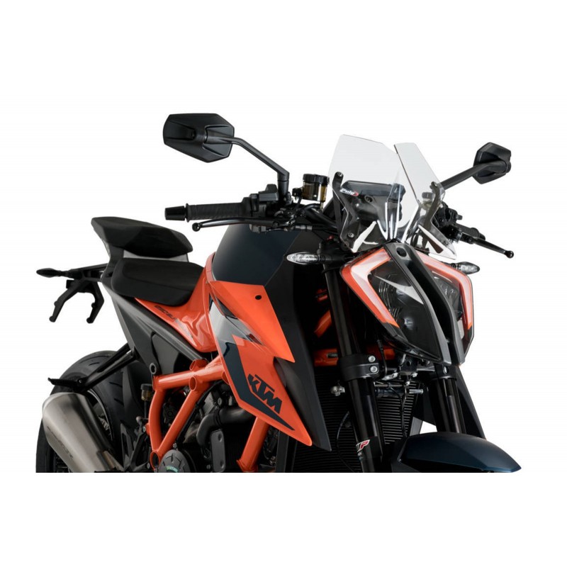 PUIG SPORT NEW GENERATION WINDSCREEN KTM 1290 SUPER DUKE R 2021-2024, TRANSPARENT