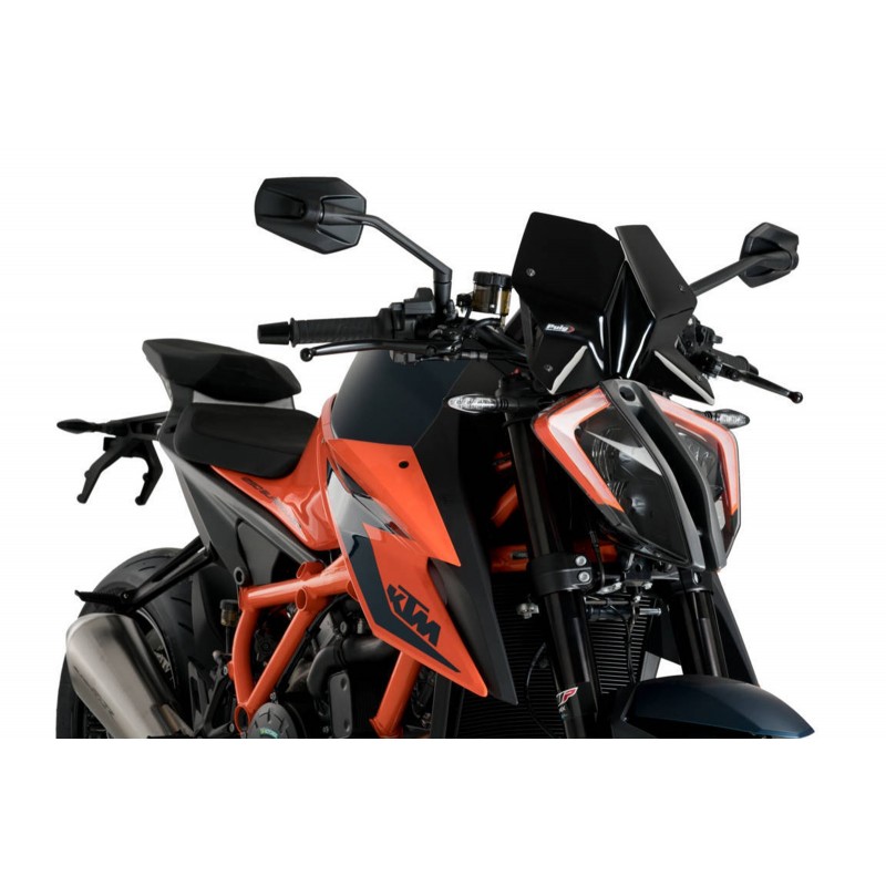PUIG SPORT NEW GENERATION WINDSCREEN KTM 1290 SUPER DUKE R 2021-2024, BLACK