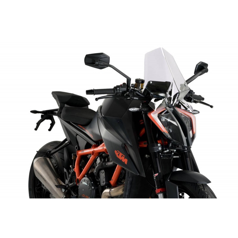 CUPOLINO PUIG TOURING NEW GENERATION KTM 1290 SUPER DUKE R 2021-2024, TRASPARENTE