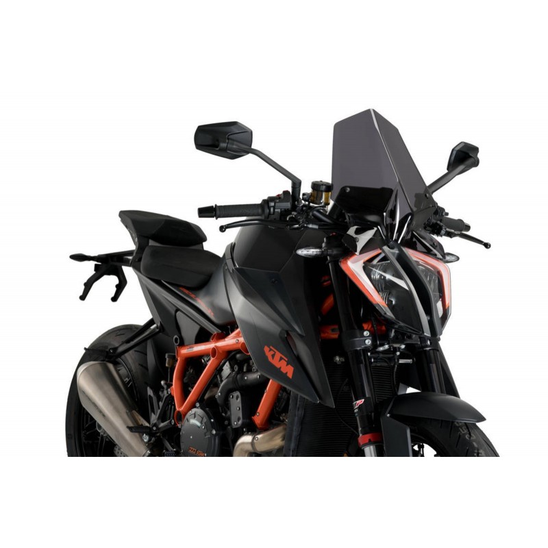 PUIG TOURING NEW GENERATION WINDSCREEN KTM 1290 SUPER DUKE R 2021-2024, DARK SMOKE